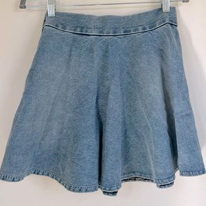 NWOT GAP 1969 denim high waisted mini skirt sz 26
